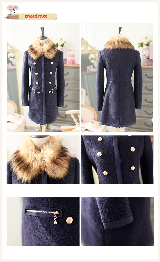 ***พร้อมส่งsize S นี้ค่ะจองด่วนมีจำนวนจำกัดจร้า***โค้ทกันหนาวสีครีมคอติดขนเฟอร์สีขาว ผ่าหน้าตกแต่งกระดุมสีทอง มีกระเป๋าติดซิปด้านข้างทั้ง 2 ข้าง สวยเหมือนแบบจร้า