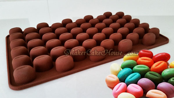 พิมพ์ซิลิโคนช็อคโกแล็ตขนาดจิ๋วน่ารัก