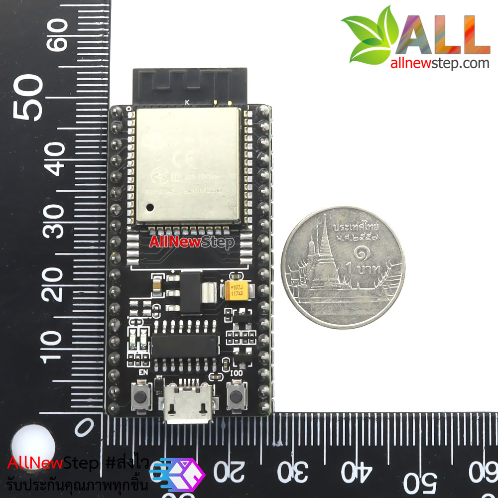 บอร์ด ESP32 NodeMCU ESP-WROOM-32E esp32s nodemcu 38 ขา