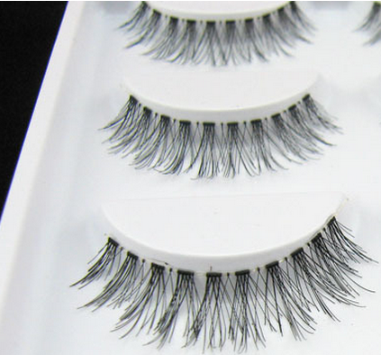 HW-57 ขนตาเอ็นใส (ขายปลีก) เเพ็คละ 5 คู่ ขายยกเเพ็ค