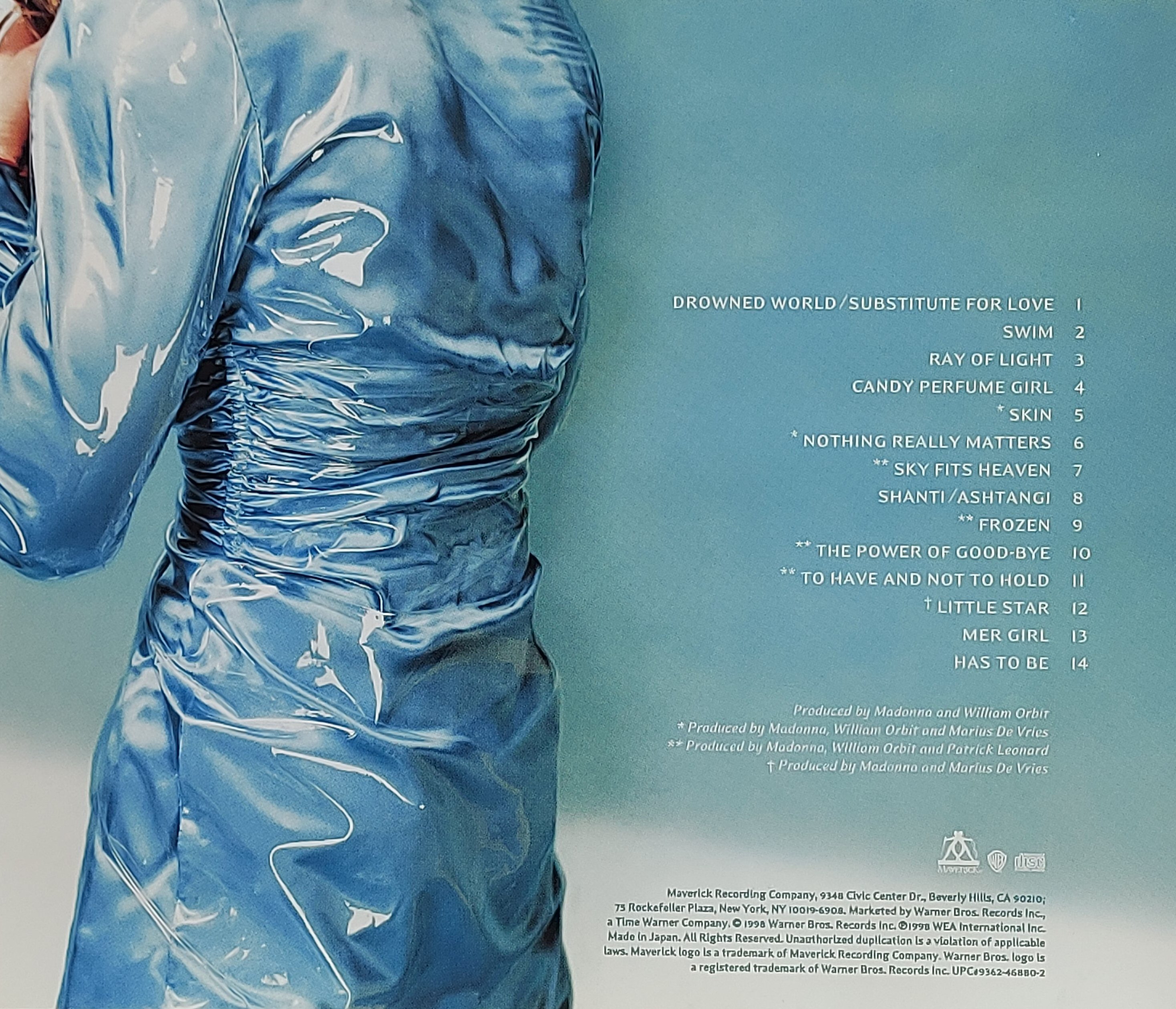 Used CD,Madonna - Ray of Light (A+)(1998)(Japan)