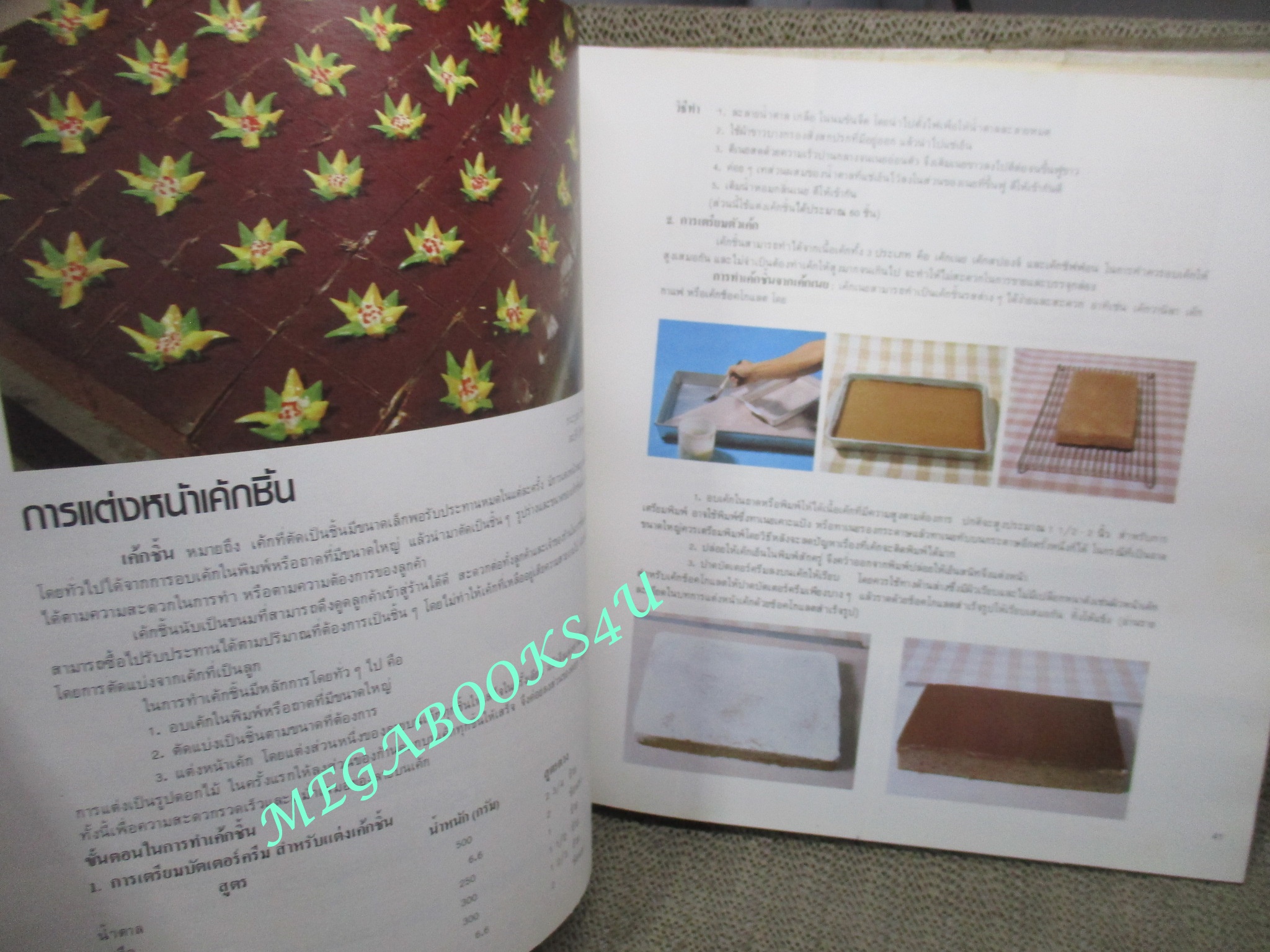 หนังสือ ตำราทำขนมจากแป้งสาลี ฉบับรวมเล่ม 1-2 และ เล่ม3 โดยบริษัท ยูไนเต็ดฟลาวมิลล์ จำกัด (ปกแข็ง)