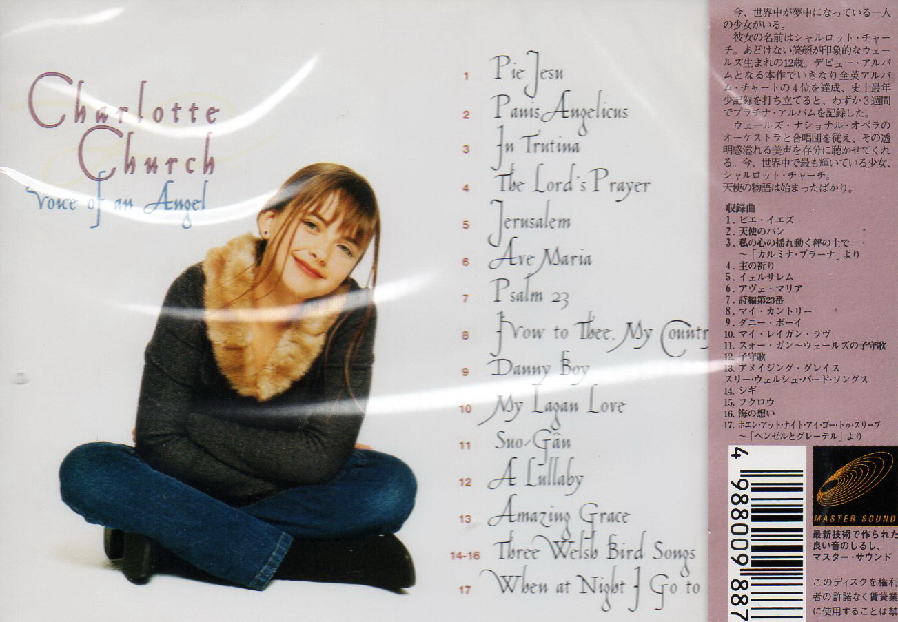 CD,Charlotte Church - Voice of An Angel (Orchestra of Welsh National Opera)(1999)