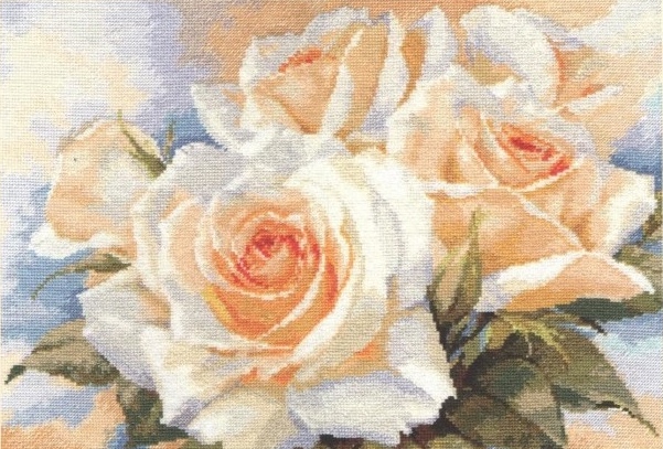 Alisa ชุดปัก White Roses