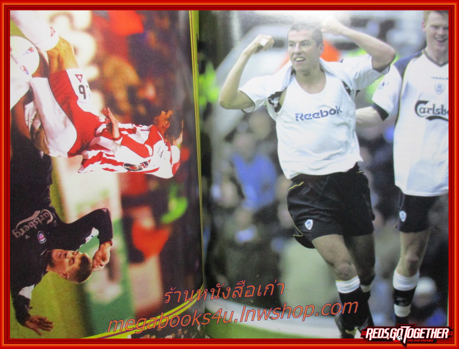 นิตยสารลิเวอร์พูลรายเดือน ฉบับที่87 ปี2545 มีโปสเตอร์ขนาดใหญ่