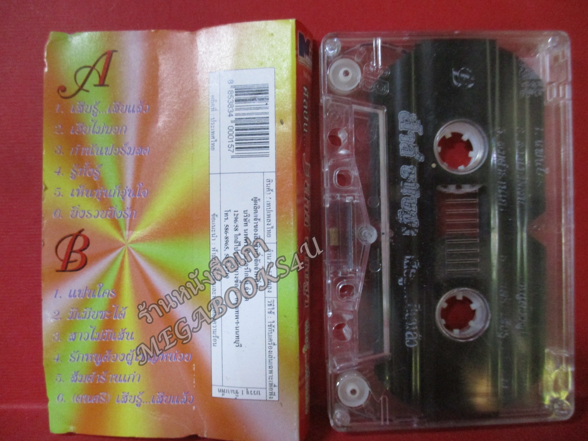 เทปเพลงไทยลูกทุ่ง สาลี่ ขนิษฐา ชุด เสียรู้...เสียแล้ว