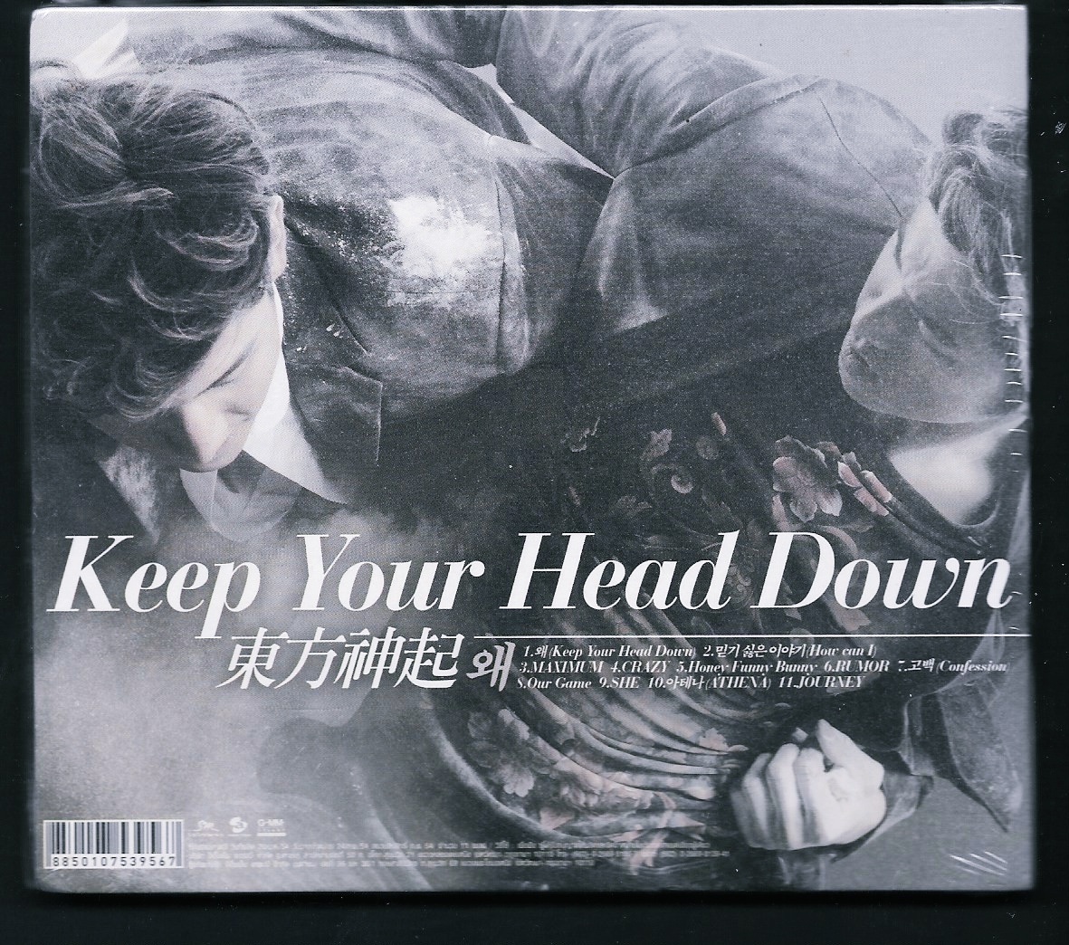 CD,Tohoshinki - Keep Your Head Down (TVXQ!)(ทงบังชินกี)(Korean songs)(K-Pop)(2011)(Thai)