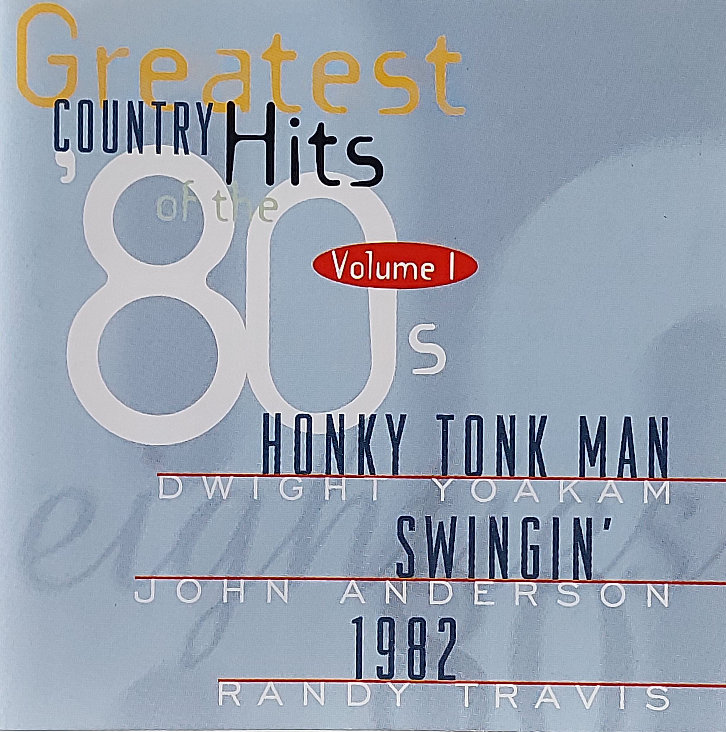 Used CD,Greatest Country Hits Of The '80s Volume I (A)(Various Artists)(1995)(Germany)