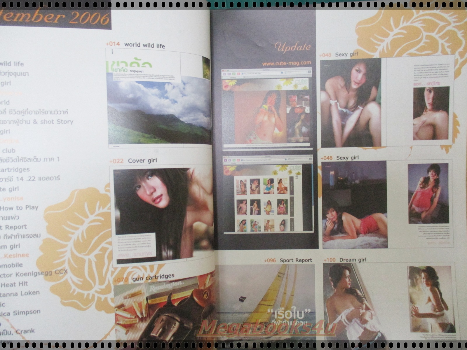 CUTE คิวส์ VOL.06 NO.067 ปี2549 COVER GIRL EWE ANANYA มีตำหนิ ตัดมุมด้านบน