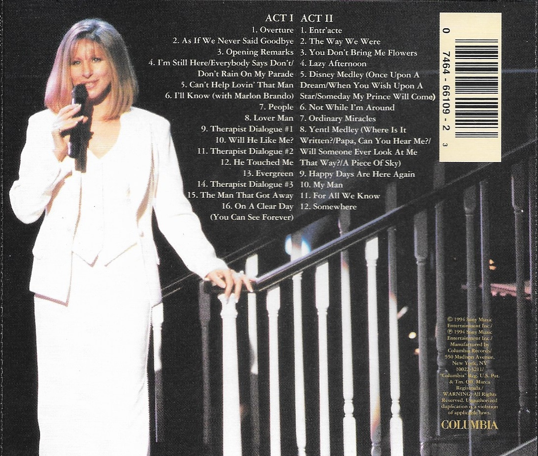 Used CD,Barbra Streisand - The Concert (2CDs) (A+)(1994)