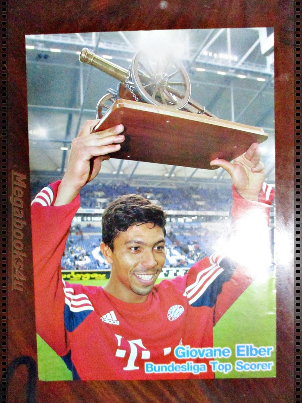 โปสเตอร์นักฟุตบอล Giovane Elber ทีมบาเยิร์น มิวนิค