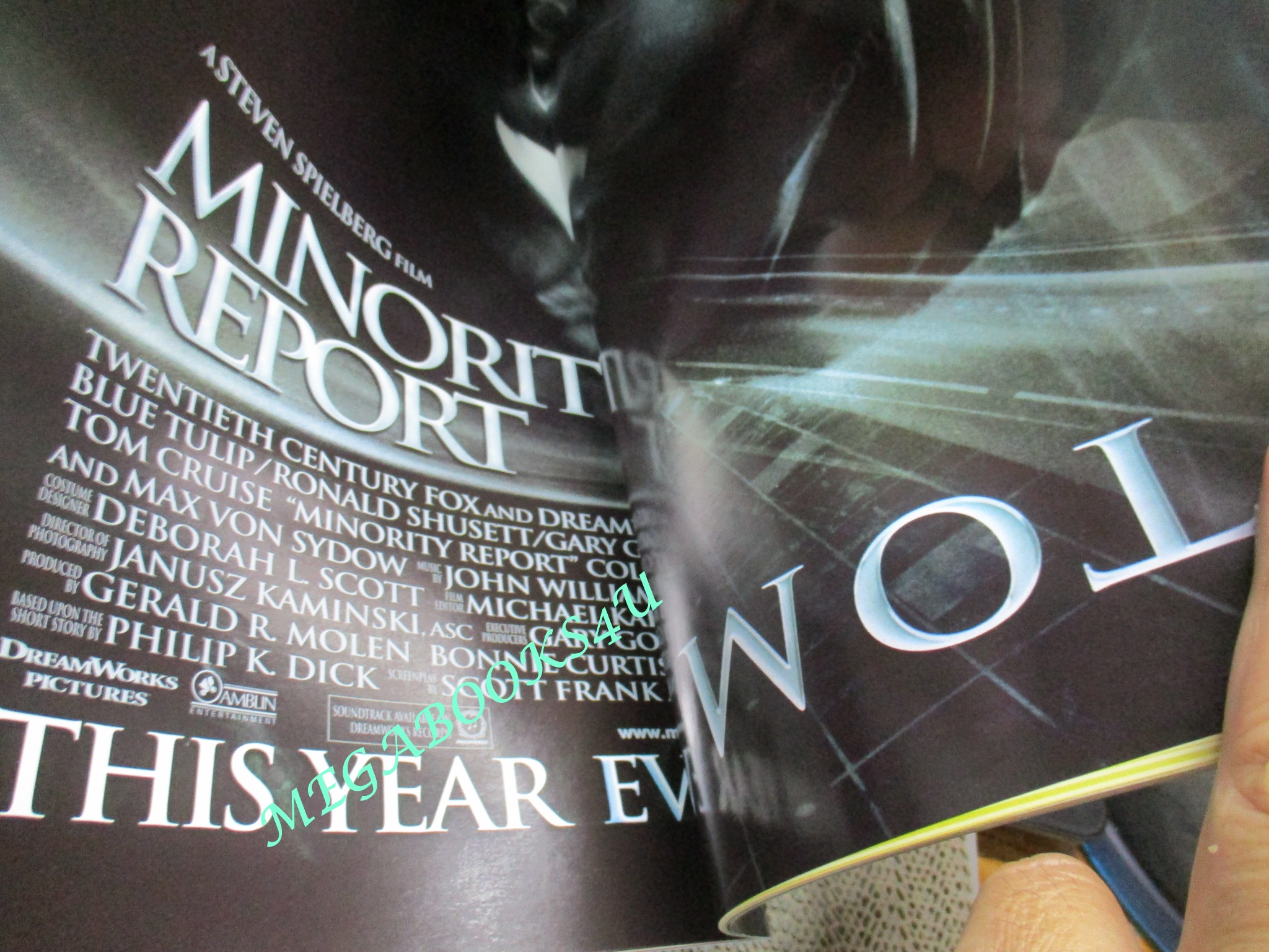 นิตยสารเอนเตอร์เทน Entertain ฉบับที่0676 ปี2545 ปก Minority Report (2002) หน่วยสกัดอาชญากรรมล่าอนาคต