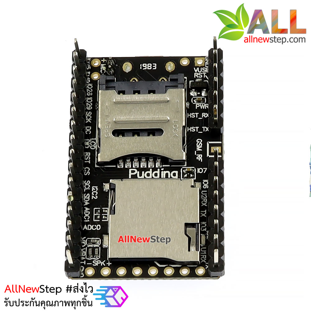 GSM/GPRS+GPS/BDS Development board A9G โมดูลส่ง SMS พิกัด GPS ผ่านอินเตอร์เน็ตแบบ GPRS SIM2G