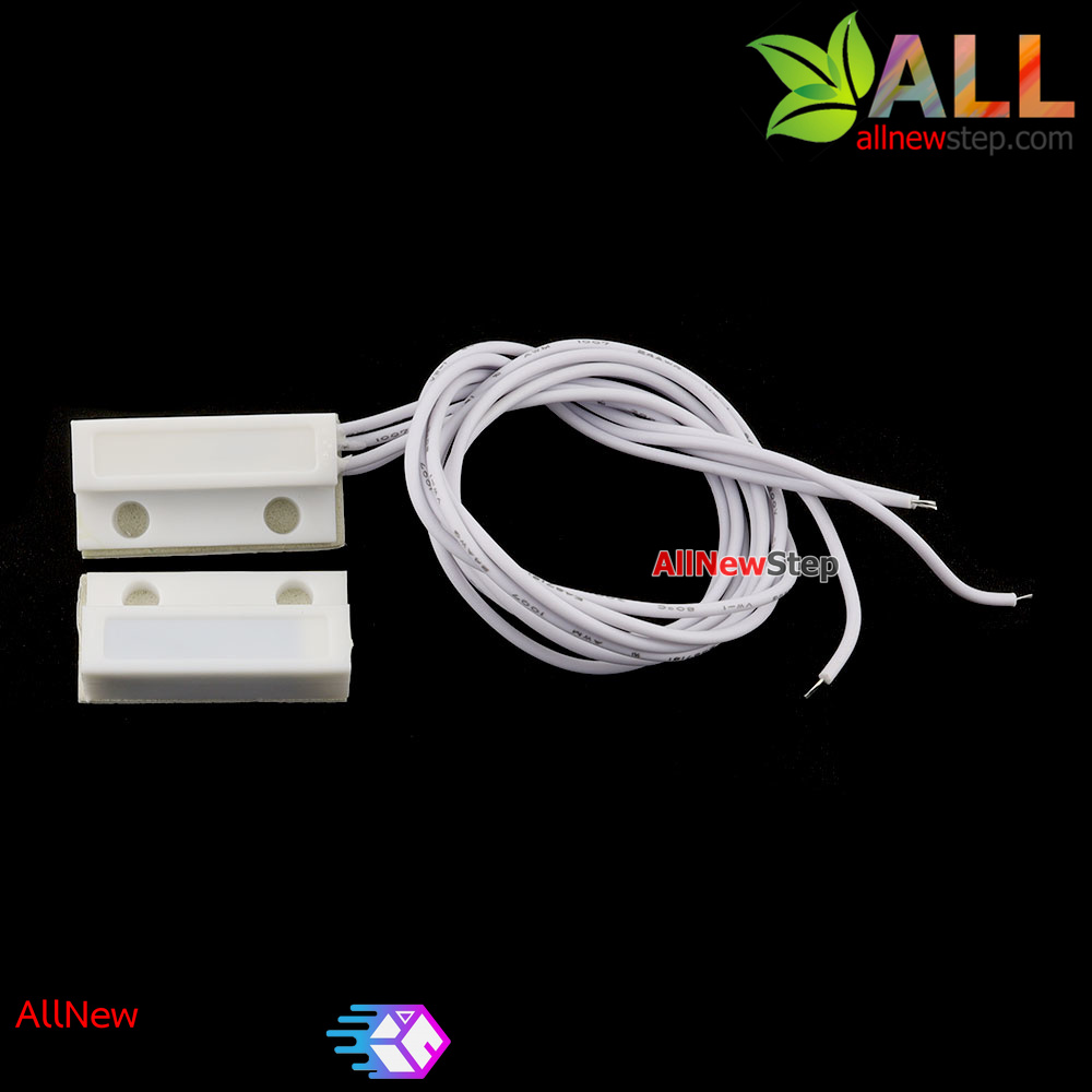 Magnetic Door Switch สวิตช์แม่เหล็ก สำหรับติดเซนเซอร์ สวิตช์ประตู สวิตช์หน้าต่างกันขโมย door manetic switch