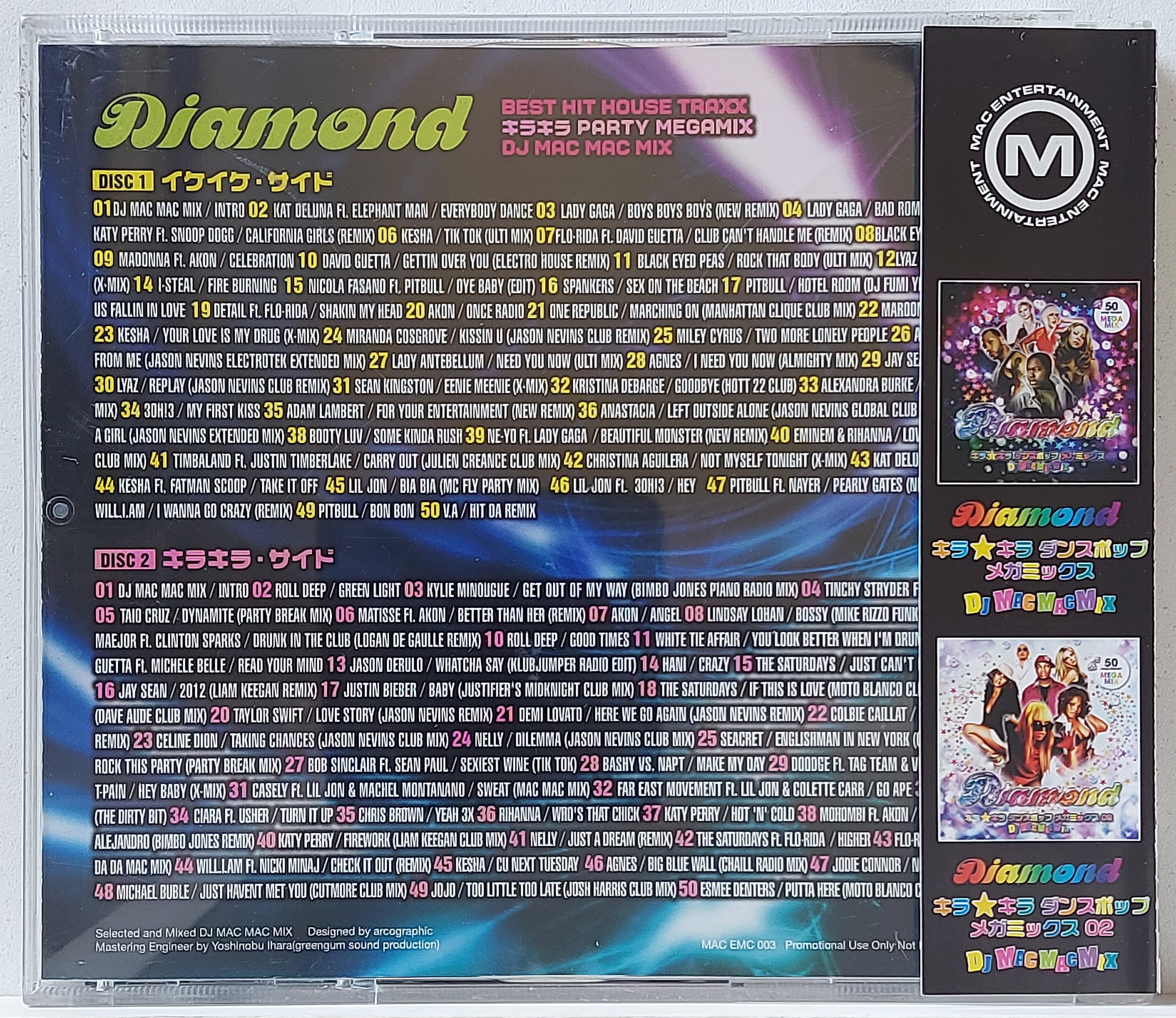 Used CD,Diamond Best Hit House Traxx Party Megamix (A)(2CD)(Dance)(Various Artists)(Japan)
