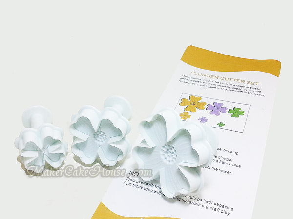 พิมพ์กดลายฟองดอง / พิมพ์กดคุกกี้ ดอกไม้ฤดูใบไม้ผลิ