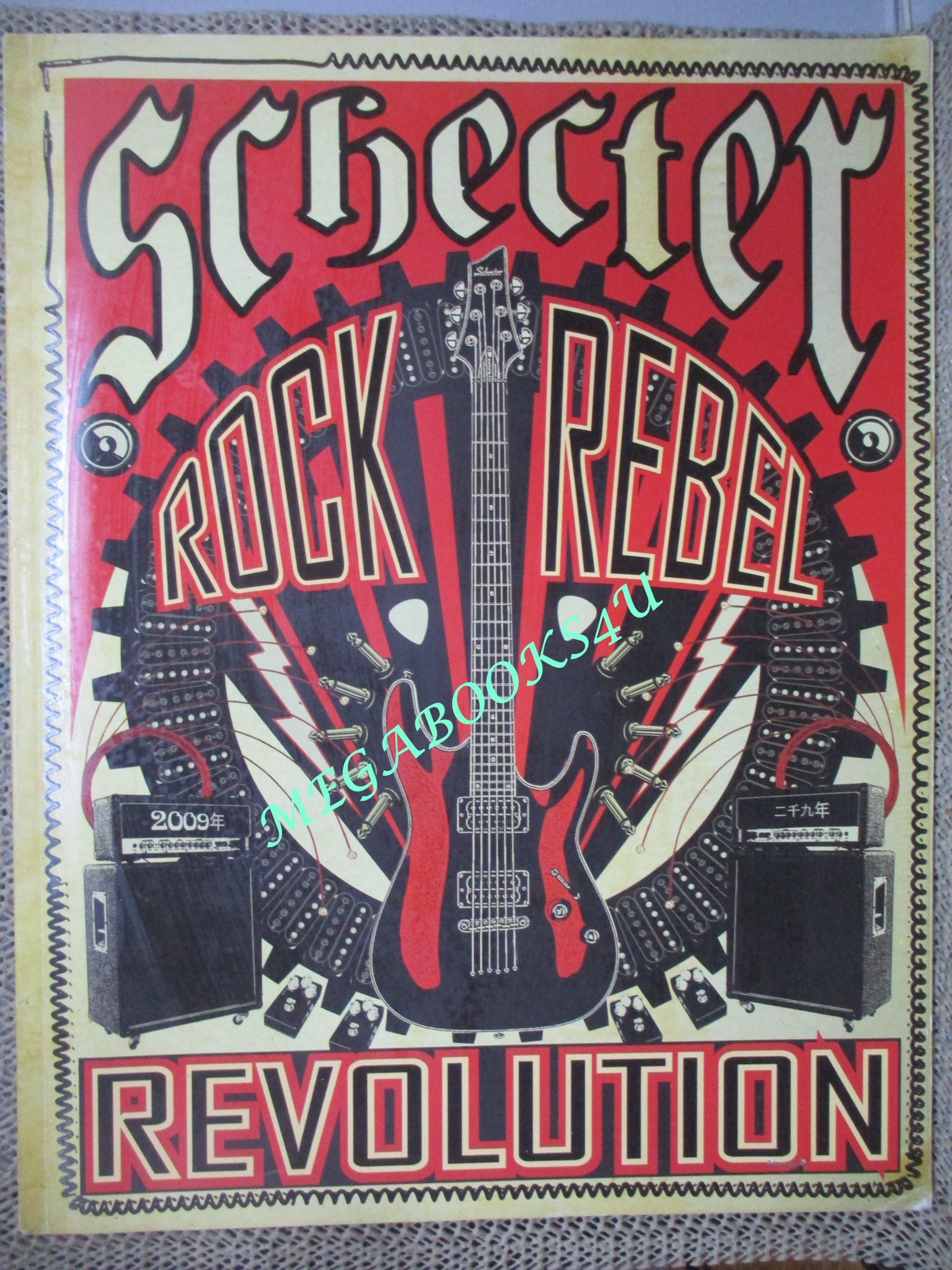 นิตยสาร Schecter Rock Rebel Revolution catalog กีตาร์