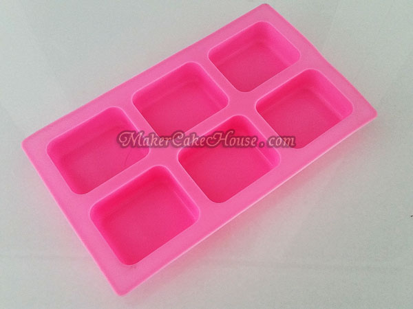 พิมพ์ซิลิโคนสี่เหลี่ยม ขอบมน