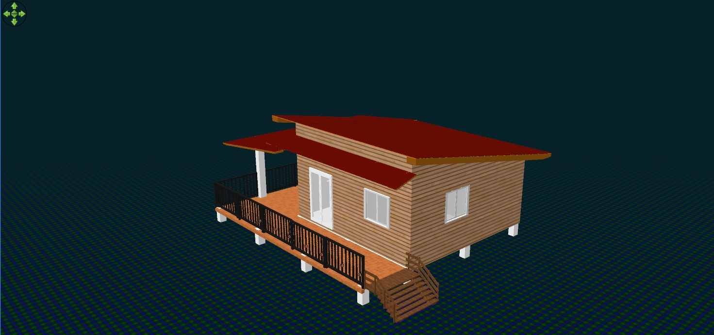 บ้านน็อคดาวน์ ขนาด 9 * 8 เมตร ในตัวบ้าน ขนาด 6*6 เมตร ราคา 550000 บาท