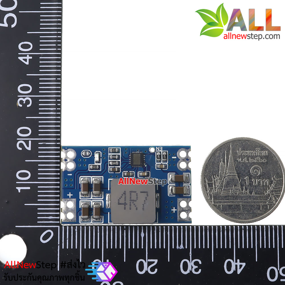 โมดูลแปลงไฟลง Stepdown fix 3.3v ไฟเข้า 5-20V เป็นคงที่ 3.3V กระแสต่อเนื่อง 1.4A พีคสูงสุด 5A