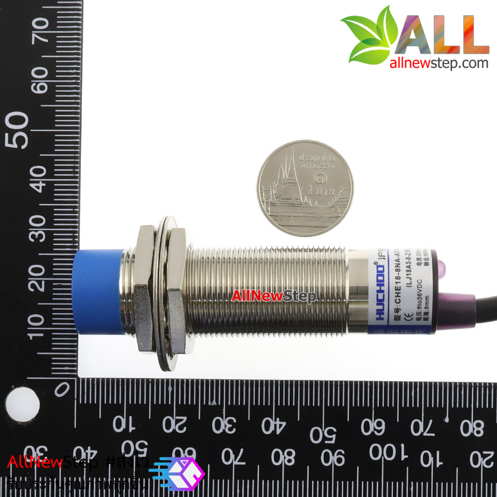 LJ18A3-8-Z/BX Inductive proximity switch sensor LJ18A3-8-Z/BX DC6-36V NPN Normally Open เซนเซอร์ตรวจจับโลหะระยะสูงสุด 8mm