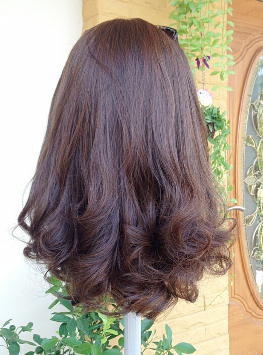 Half 10 วิกครึ่งหัว ปลายลอน คลุมเลยไหล่ ทรงสวยมากคะ ( ทรงผมเเละเส้นผมเหมือนจริงเกือบ 100% )