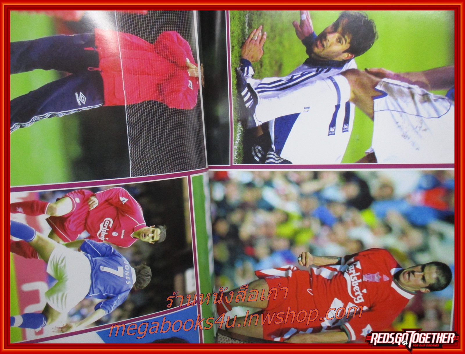 นิตยสารลิเวอร์พูลรายเดือน ฉบับที่81 ปี2545 มีโปสเตอร์ขนาดใหญ่