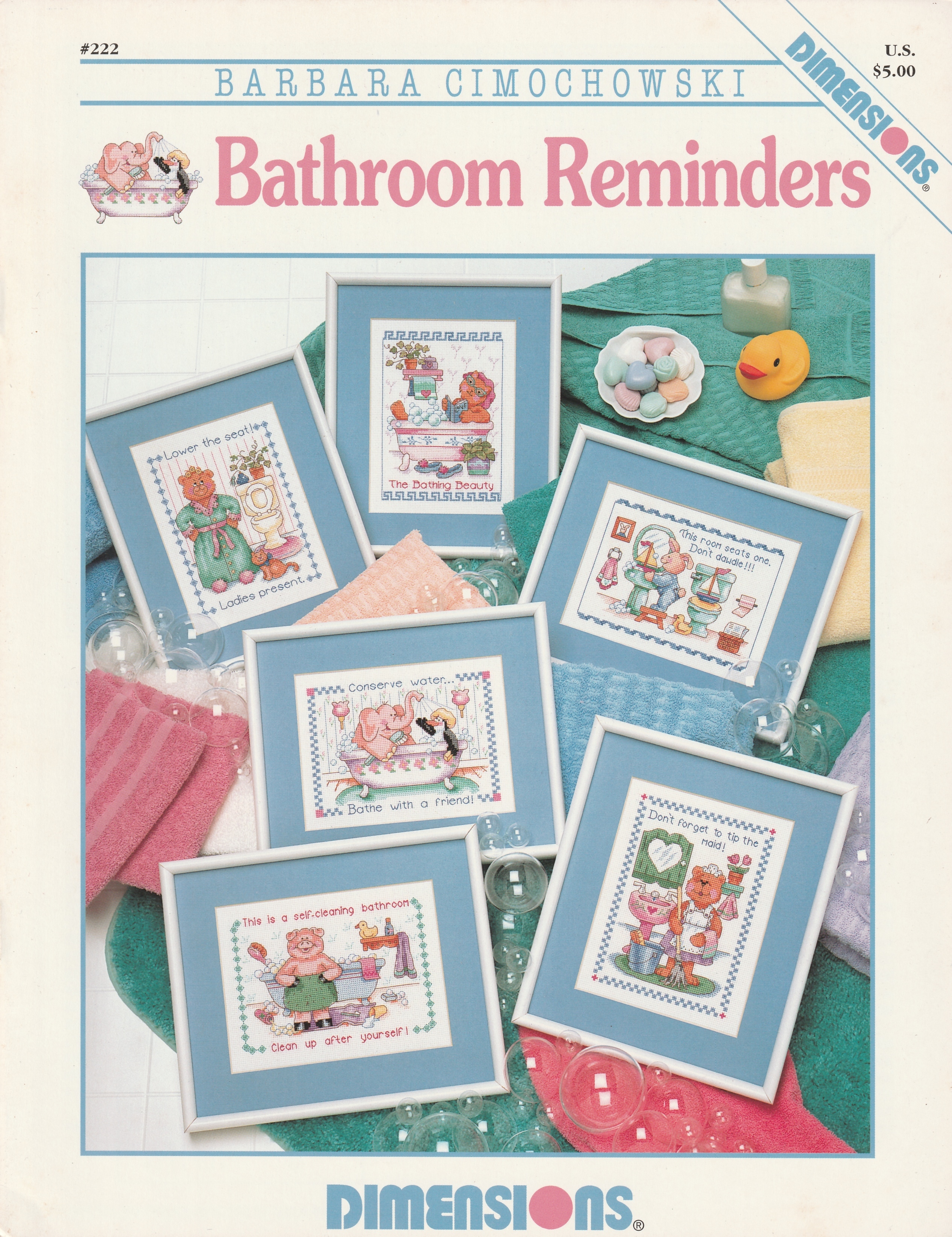 Dimensions ผังลาย Bathroom Reminders