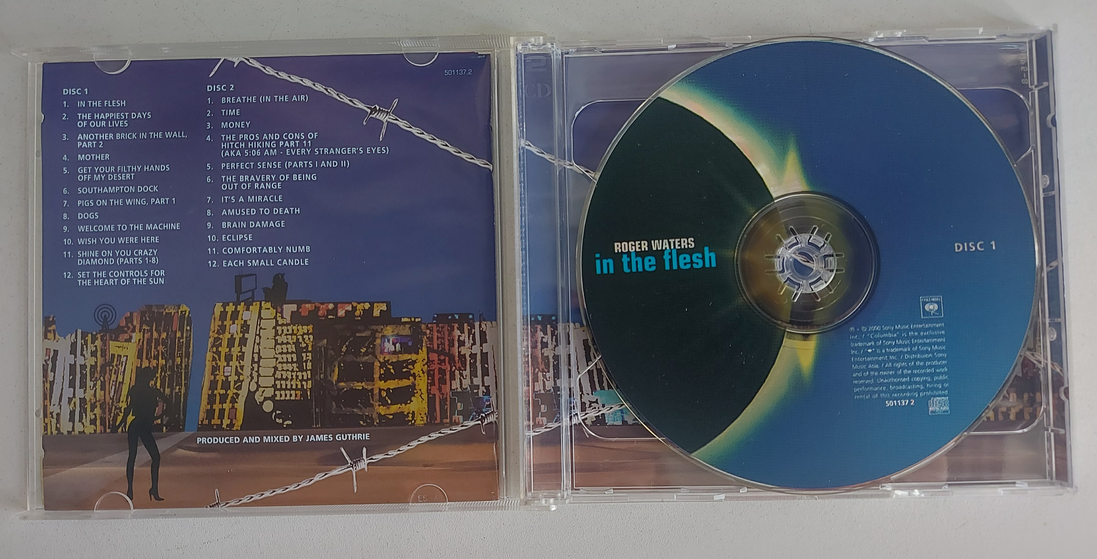 Used CD,Roger Waters - In the Flesh Live (2CD)(A+)(2000)