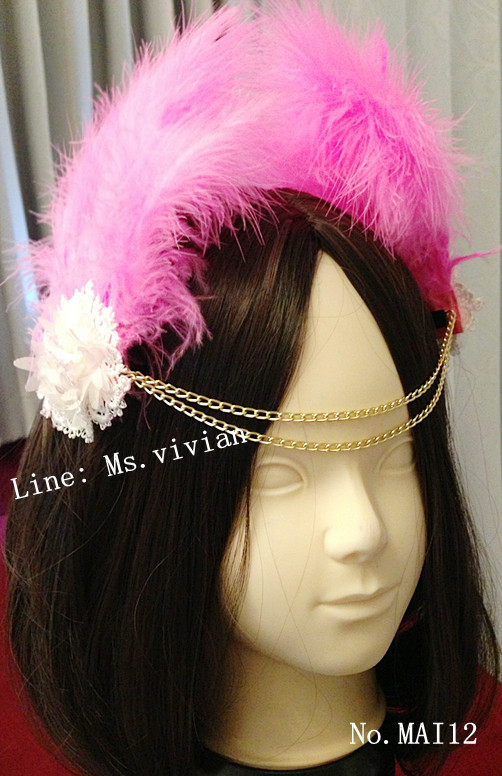MAI12 มงกุฎขนฟู เเบบคาดหน้าผาก (งาน handmade)**สินค้ามีจำกัดในเเต่ละล๊อต**
