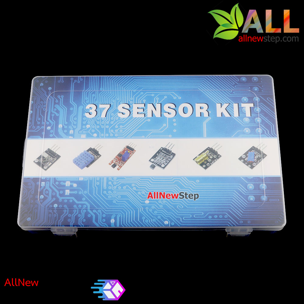 37 IN 1 Sensor Kits For Arduino ชุดโมดูลเซ็นเซอร์ 37 in 1 สำหรับ Arduino พร้อมกล่องพลาสติก