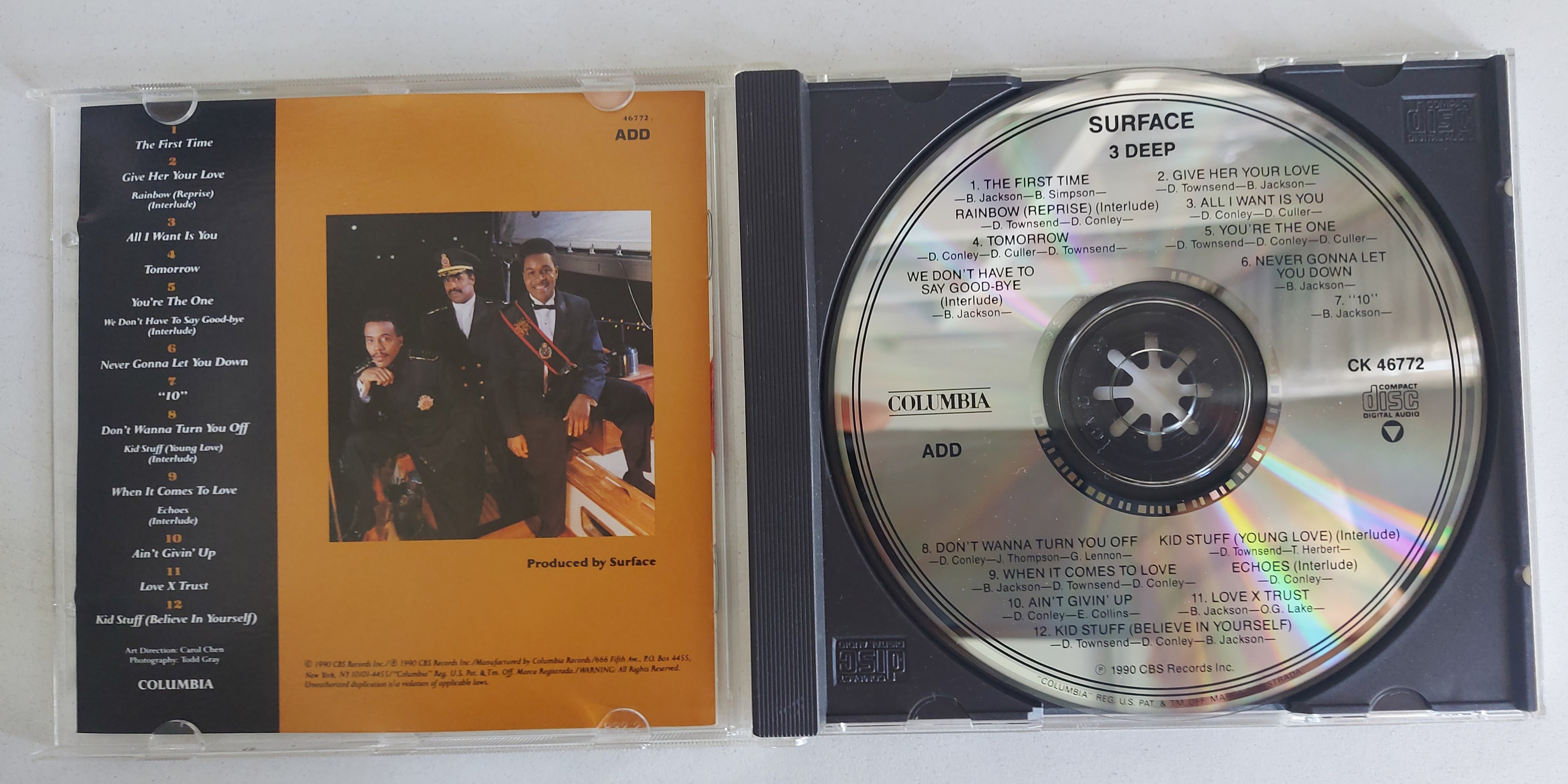 Used CD,Surface - 3 Deep (A)(1990)