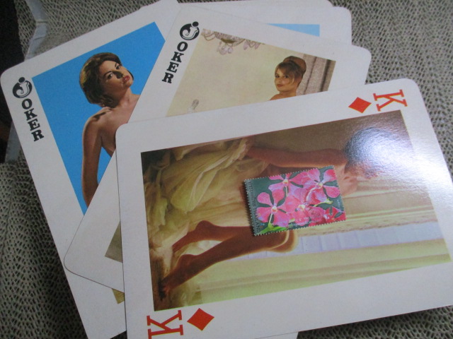 ไพ่นู้ด งานเก่า ทั้งหมด 54 ใบครบชุด ไม่มีกล่อง เปิดบนอย่างเดียว