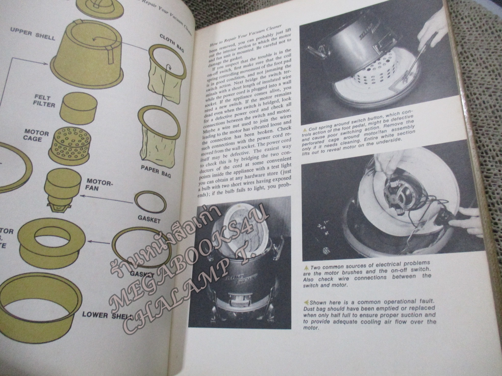 Handyman do-it—yourself ENCYCLOPEDIA No.20 /D.I.Y./ คู่มือซ่อมประจำบ้าน / การซ่อมเครื่องดูดฝุ่น / การเลือกสวิทช์ไฟ / การซ่อมเครื่องล้างจาน