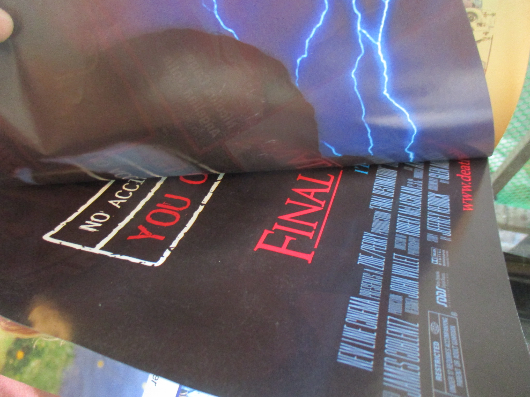 นิตยสารเอนเตอร์เทน Entertain ฉบับที่0570 ปี2543 ปก GONE IN 60 SEC. โปสเตอร์เรื่อง Final Destination