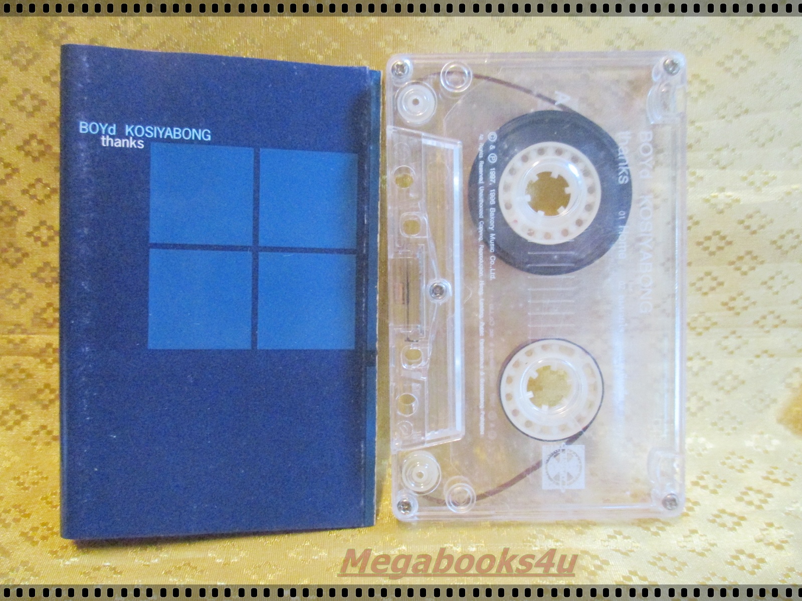 เทปเพลงไทยสากล บอย โกสิทพงษ์ BOYD KOSIYABONG อัลบั้ม THANKS