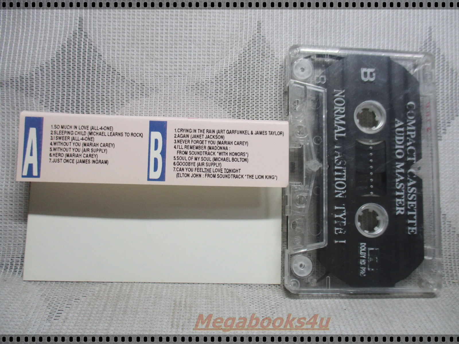 ขายเทปเพลงเก่า THE GREATEST LOVE SONG VOL 4