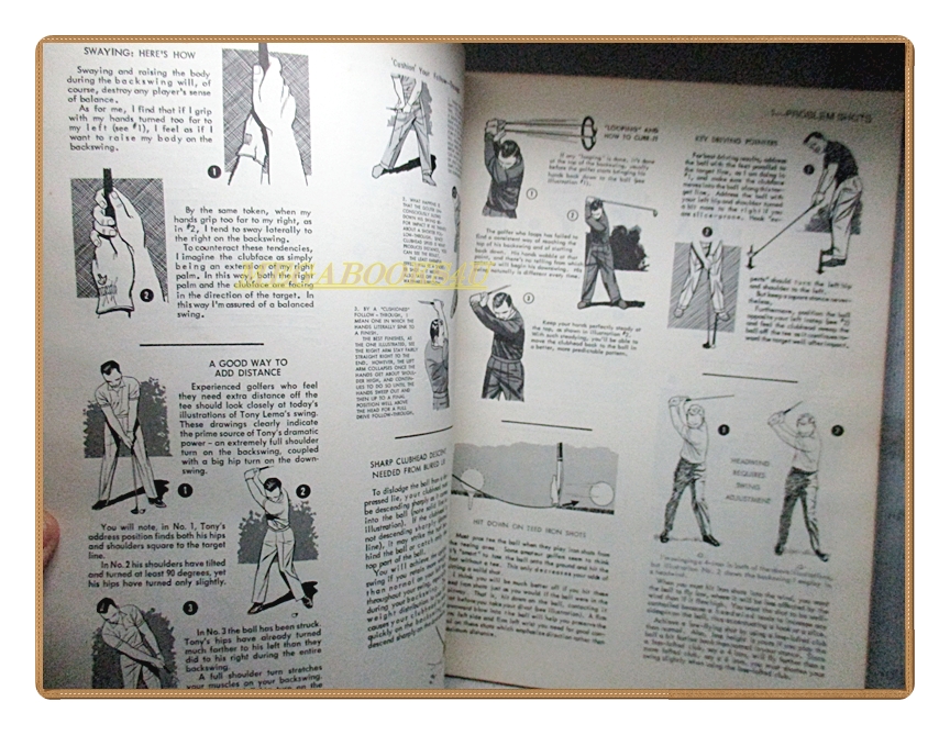 นิตยสารคู่มือการเล่นกอล์ฟ 495 GOLF LESSONS BY ARNOLD PLAMER (กอล์ฟ GOLF)