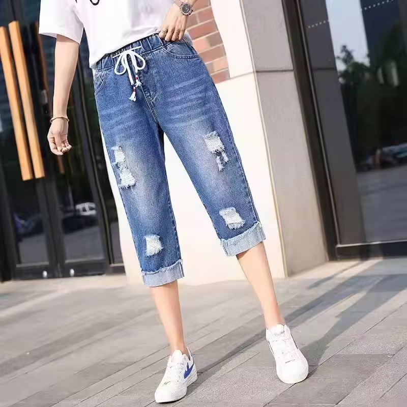 👖กางเกงยีนส์ แต่งรอยขาด สุดเท่ห์👖