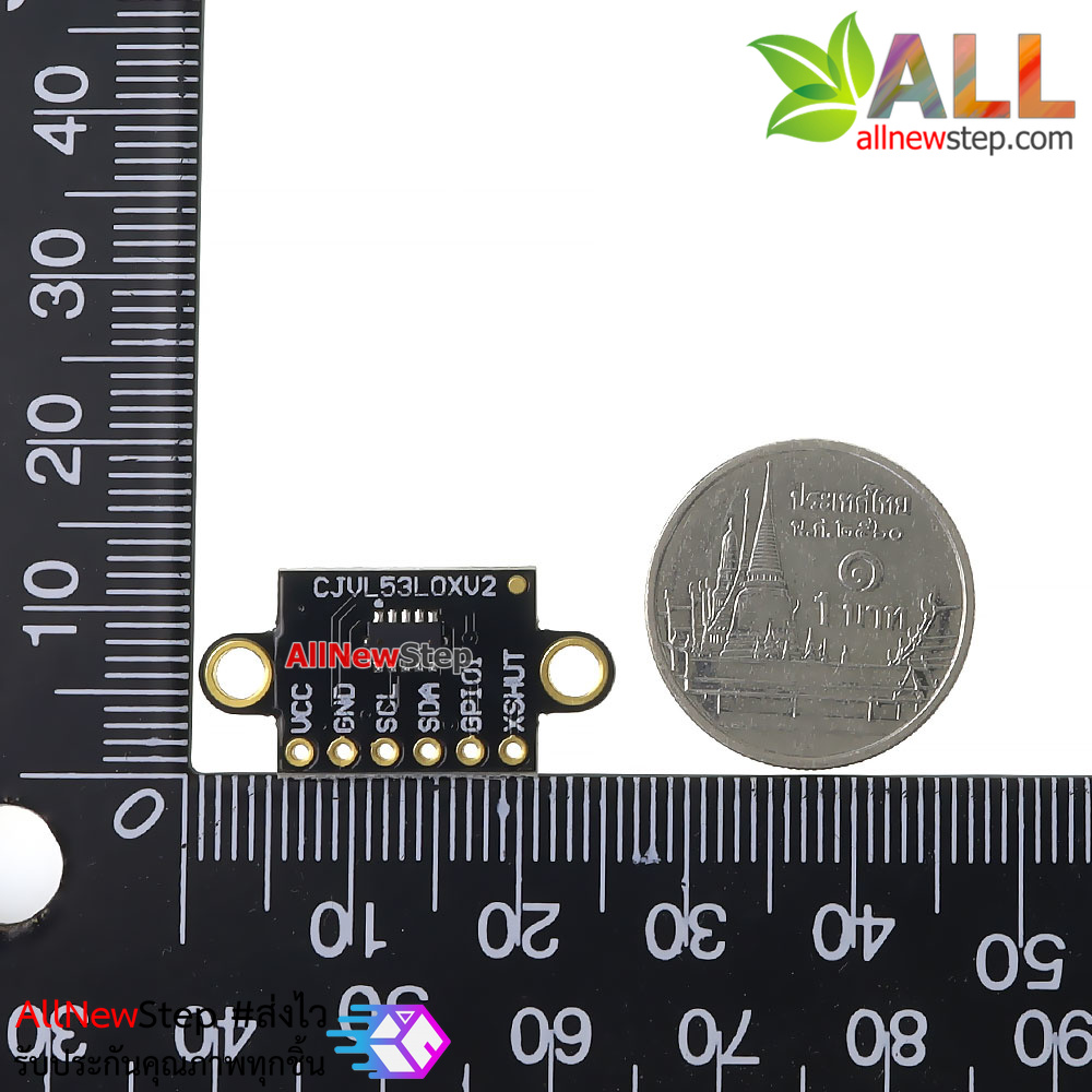 VL53L0X V2 laser ranging distance sensor เซนเซอร์วัดระยะทางด้วยแสงเลเซอร์ 0.3 - 120 เซนติเมตร
