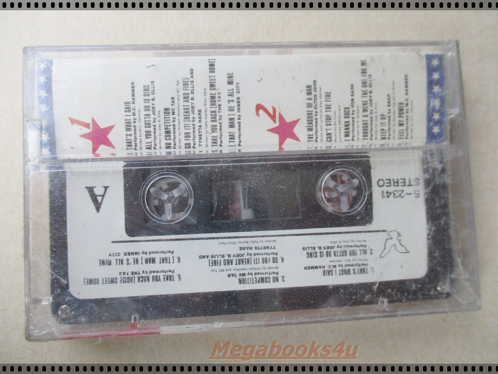 เทปเพลงสากลเก่า ROCKY V มือ1ในซีล