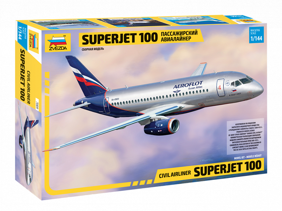1/144 Civil Airliner Sukhoi SUPERJET 100