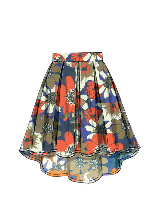 แพทเทิร์นตัดกระโปรง McCalls 6706