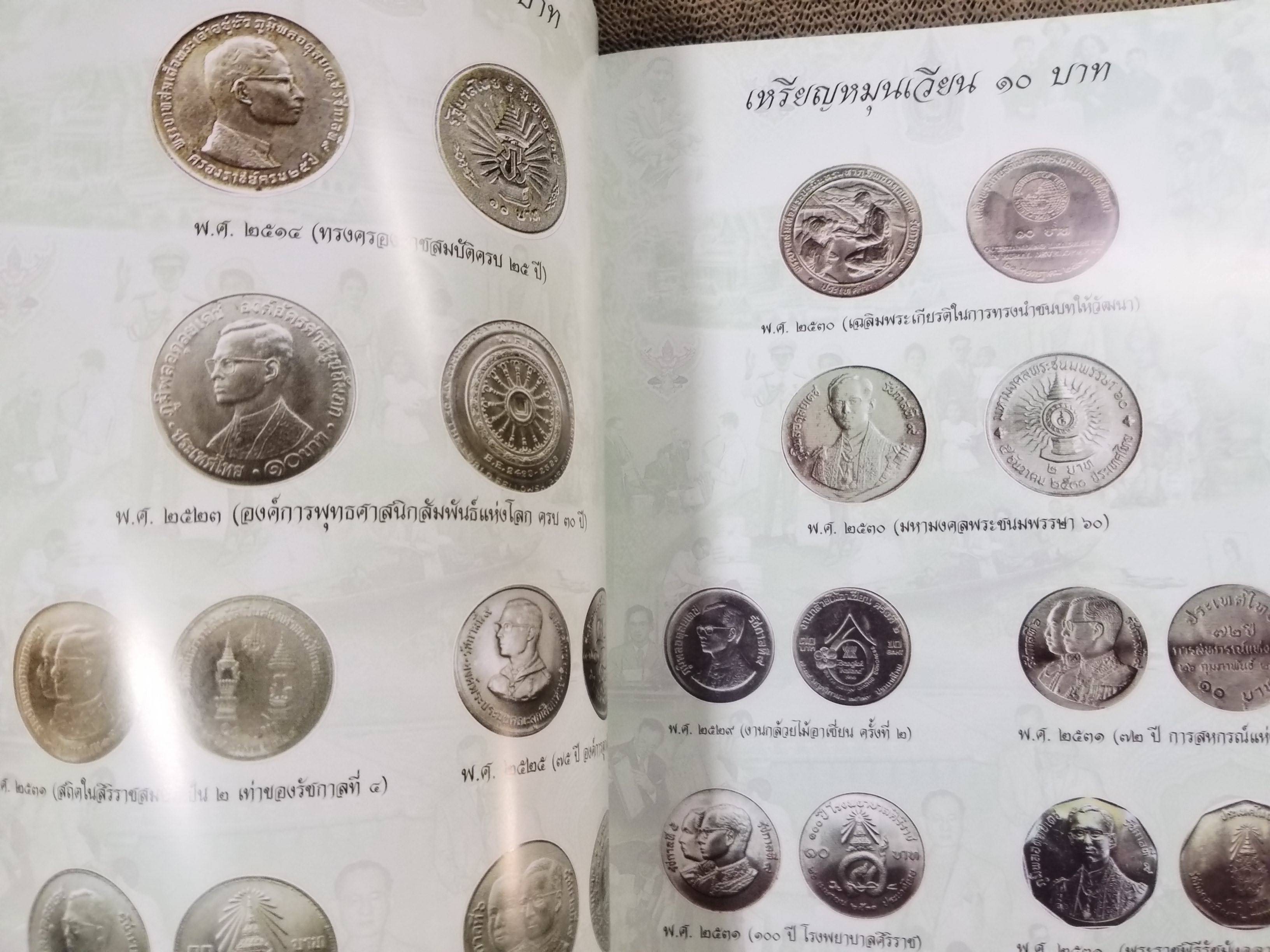 คู่มือสะสม เหรียญกษาปณ์ ธนบัตร รัชกาลที่9 จำนวน 2 เล่ม