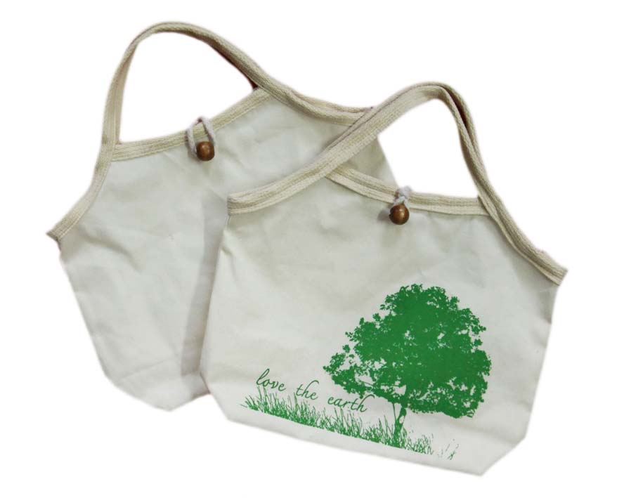 กระเป๋าหิ้วผ้าดิบ ขนาด 9”x10” และ14.5”x12”