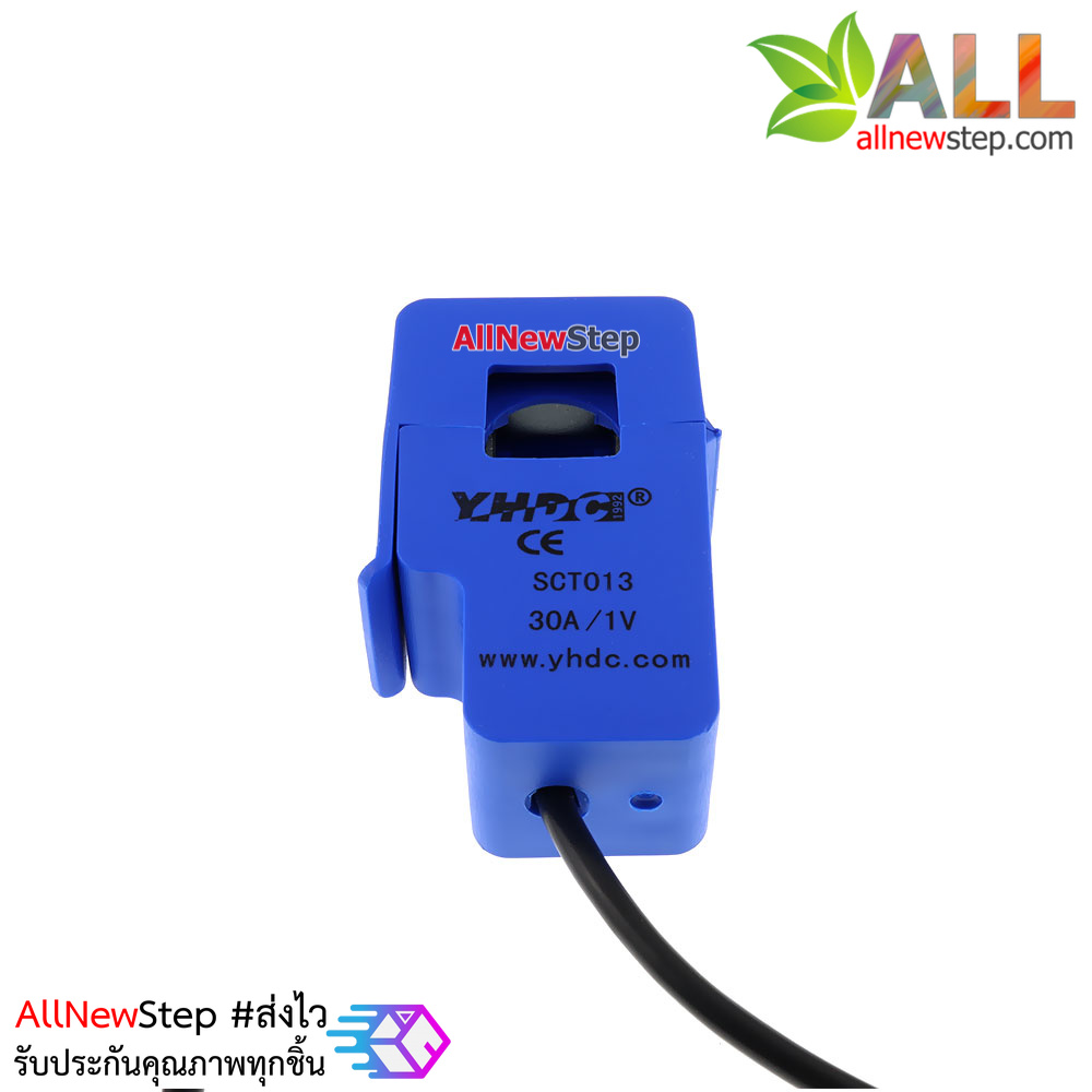 SCT-013-030 CT 0-30A to 0-1V Non-Invasive Current Sensor เซนเซอร์วัดกระแสไฟฟ้าแบบครอบ 30A