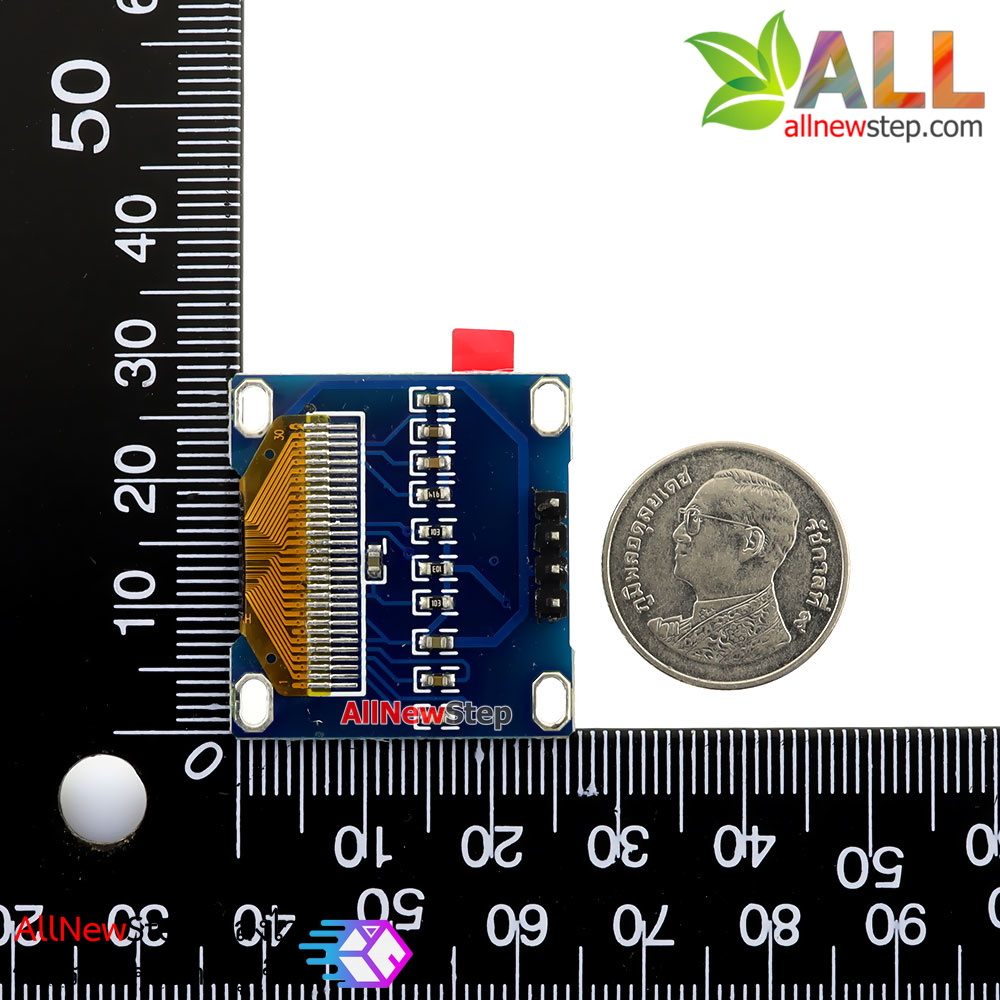 จอแสดงผล OLED สีน้ำเงิน OLED LCD LED Display Module 128X64 0.96 นิ้ว Blue Color For Arduino