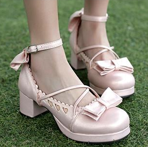 รองเท้าเจ้าหญิงน่ารักๆ ไซต์ 34-46 สีดำ/ทอง/แดง/น้ำเงิน/ชมพู