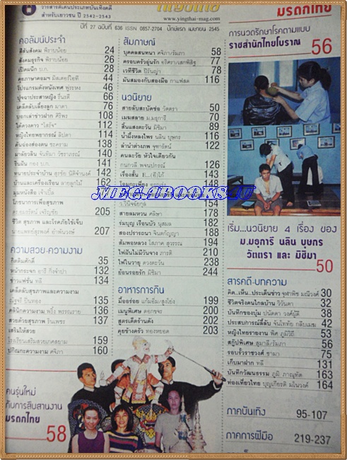 นิตยสารหญิงไทย ฉบับที่636 เมษายน 2545 ปกยุ้ย จีรนันท์