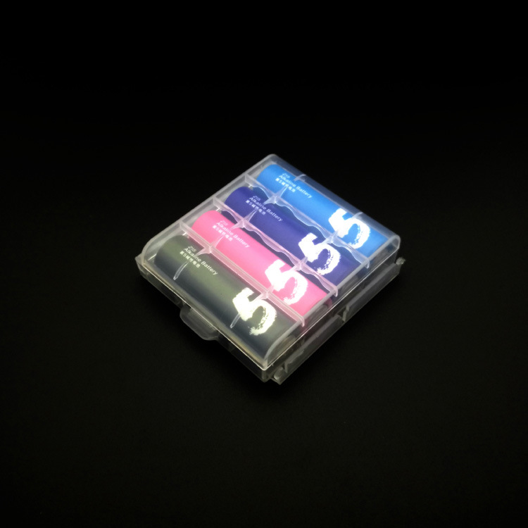 กล่องใส่ถ่าน AA 4 ก้อน battery storage box สีเหลือง